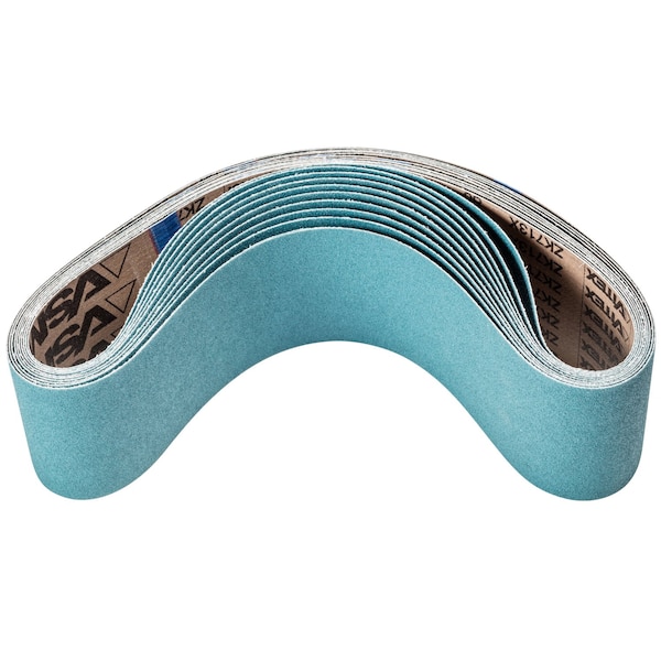 Pferd Coated Belt, Zirc, 4"x36", 80 Grit, 4" W, 36" L, Coated, Zirconia Alumina, 80 Grit 49883 - main